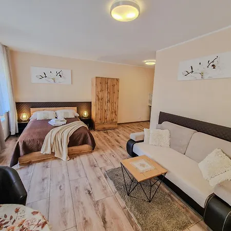 아파트 Aparthouse Center - 5 Min Rynek & Pkp - Self Check-in 24h 카토비체